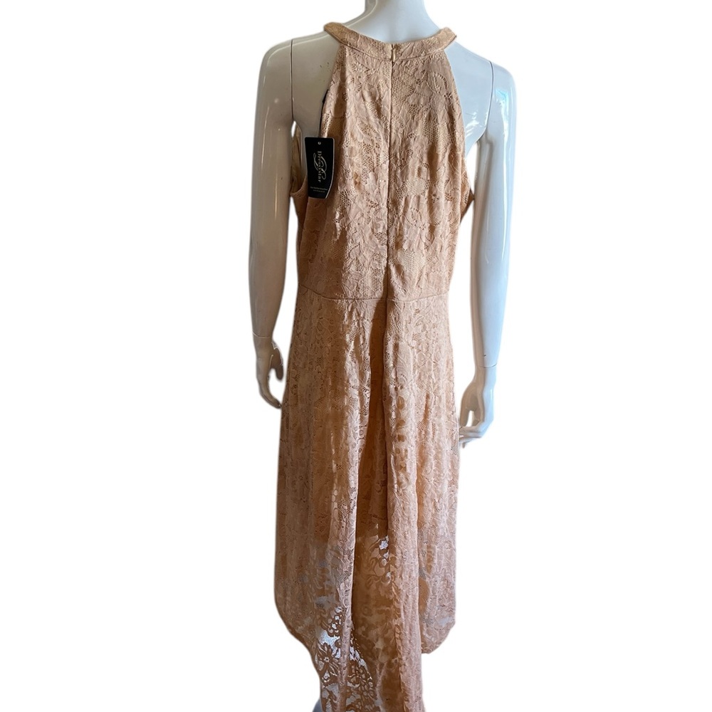 NWT Dressystar Women’s Elegant Beige Lace Midi Dress SZ 3X 🩷 - Picture 10 of 16